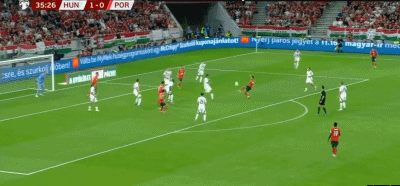 坎塞洛破门, B费抢点偏, 皮球被科斯